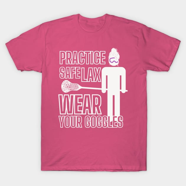 Lacrosse Shirt, Practice Safe LAX T-Shirt by ChristianFaithWear